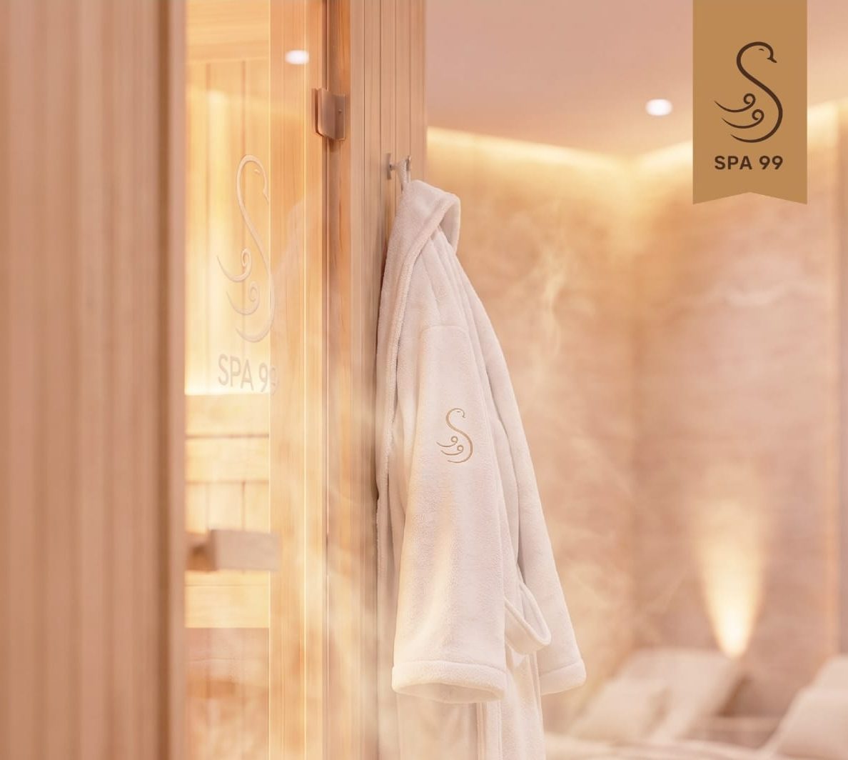 Spa 99 sauna and robe